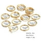thumbnail image 4 of Sonducket Anillo de aleación de 12 piezas, anillos de compromiso reutilizables portátiles para interiores y exteriores, fiesta, oficina, Ropa, zapatos y accesorios Miscelánea, 4 of 6