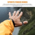 thumbnail image 5 of 10pcs Elastic Silicone Rings Flexible Finger Rings Sports Rings Silicone Rings for Men, 5 of 6