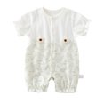thumbnail image 4 of MEZZALL Baby Boys Bodysuits Soft Breathable For To 3 Years Old Comfortable Casual Outfit Summer Mesh Romper Trendy, 4 of 4