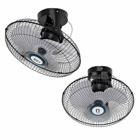 Kit de 2 Ventiladores De Techo Navia Saturno Orbital 18 Pulgadas