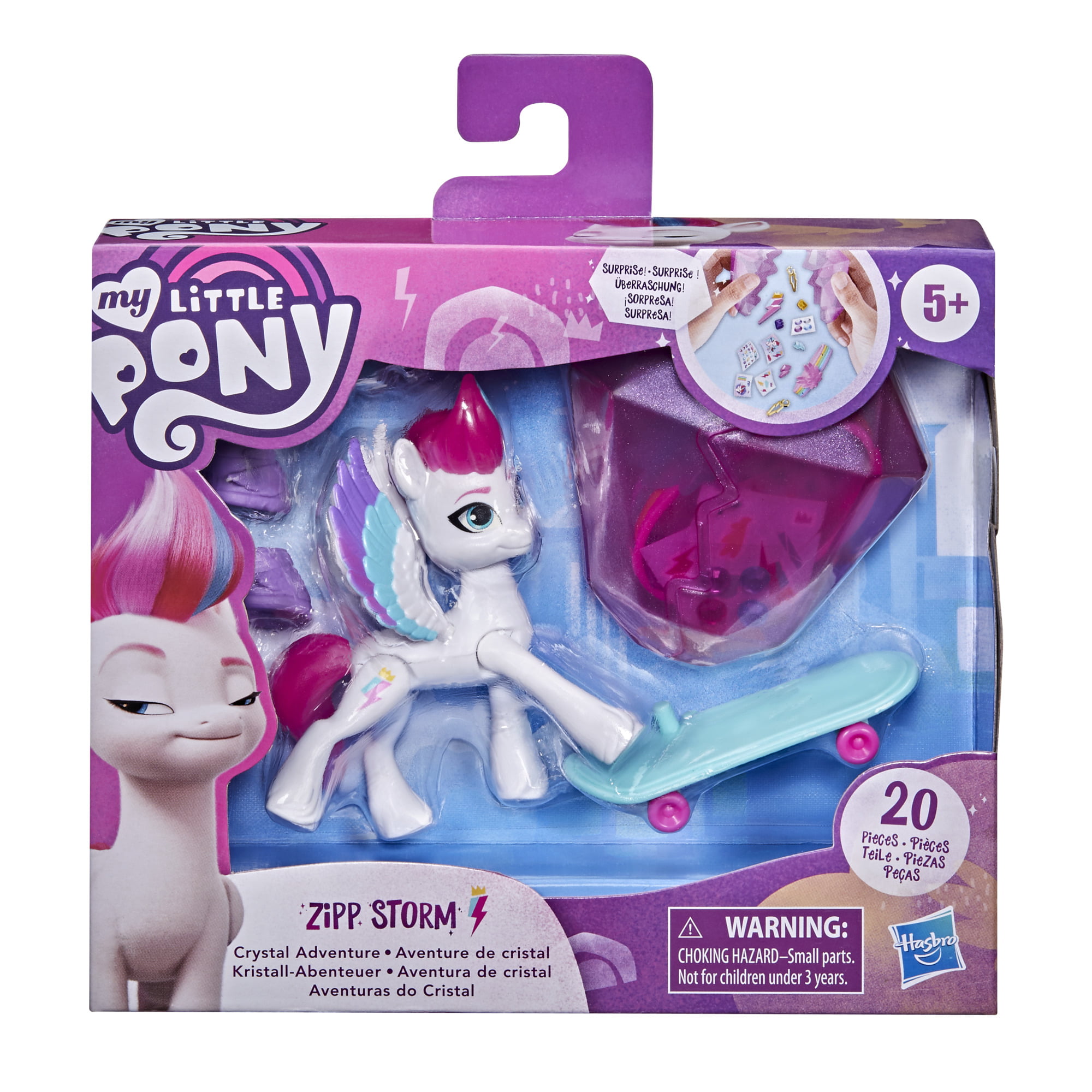 My Little Pony: A New Generation Movie, Crystal Adventure Zipp Storm,  Surprise Accessories