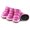 Pink, variant on 4 Pcs/Sets Puppy DOgs Winter Snow Boots Casual Dog Shoes Pet Slip-resistant Shoes Teddy Dog Shoe