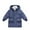 Blue, variant on Chbgutlmr Girls Winter Coats Kids Hooded Solid Color Warm Quilted Outwear Mid Length Comfy Coat with Pockets
