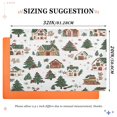 thumbnail image 6 of Yayeee Doormat for Inside 20"x32" Absorbent Low-Profile Washable Non-Slip Rubber Backed Entryway Rug, Brown Christmas House, 6 of 8