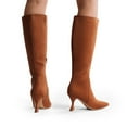 thumbnail image 7 of DREAM PAIRS Women's Knee High Boots, Pointed Toe Kitten Heel Dress Boots with Side Zipper, 7 of 7