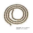 thumbnail image 3 of Shisuyan 5Set of Delicate Chain Rhinestones Trim for Sewing Black Glass Wedding Dress Making, 3 of 8