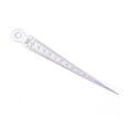 thumbnail image 4 of 1pc Stainless Steel Taper Gauge Inch/ Metric 0-15mm Welding Gauge Gage Test Ulnar Ruler Welder Inspection Measuring Tools ,Easy to Use, 4 of 5