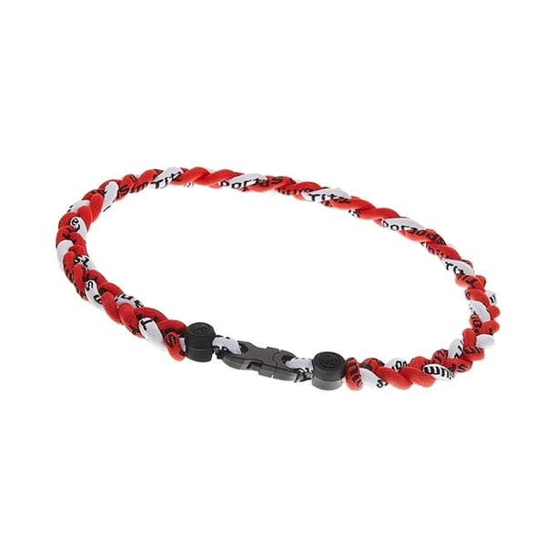 Collar de béisbol, collar de cuerda de regalo, joyería para fiestas, amantes del béisbol, hombres, rojo blanco
