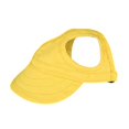 thumbnail image 2 of TAILUP Pet Outdoor Cap - Adjustable Sun Protection with Ear Holes, Breathable Yellow Baseball Hat - For Medium Dogs, Cats, Outdoor Walks, Travel, Beach, 2 of 3