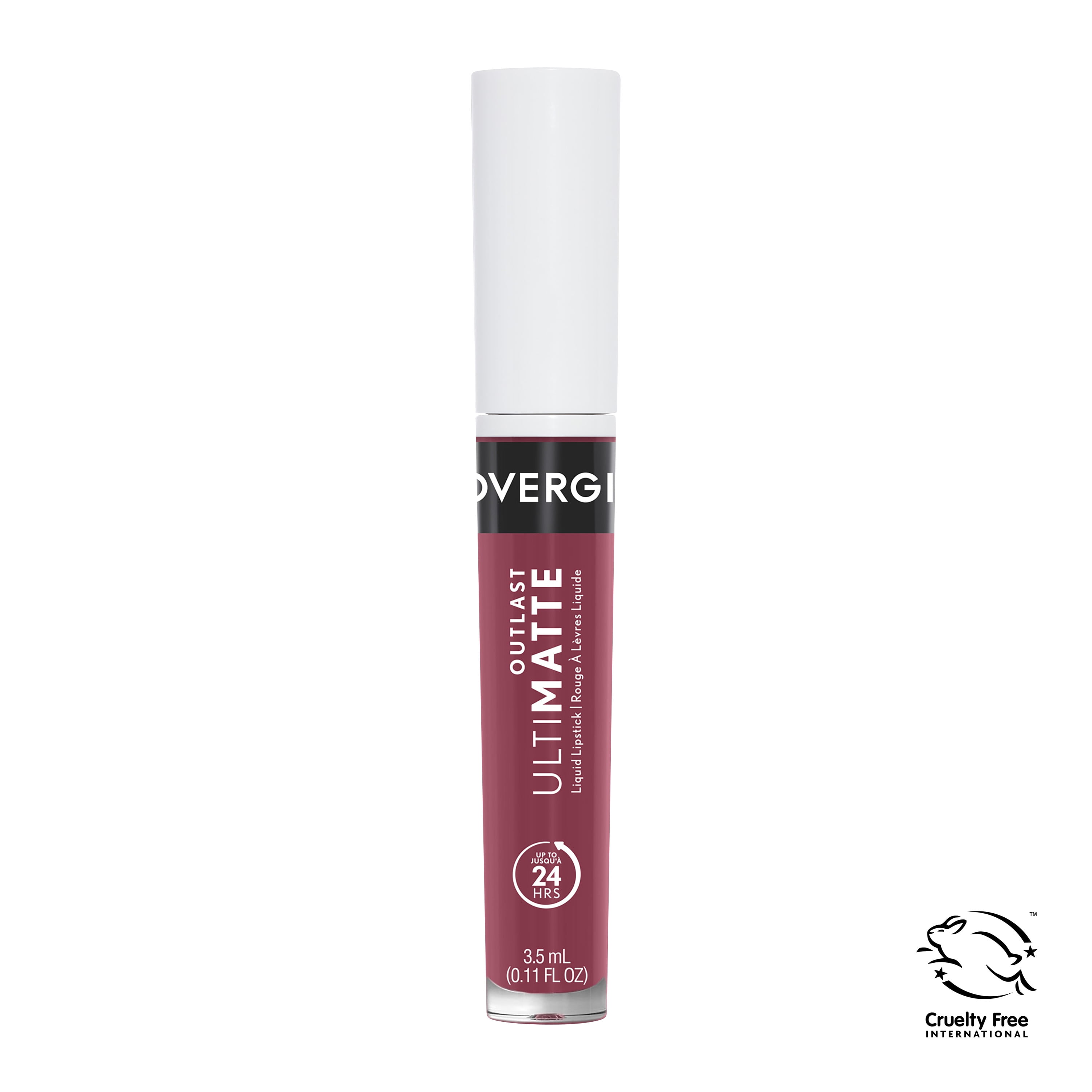 COVERGIRL Outlast UltiMatte One Step Liquid Lip Color, Hey Bud, 0.12 oz, Lipstick, Lip Gloss, Matte Lipstick, Transfer Resistant, Moisturizing, Vegan