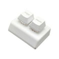 thumbnail image 2 of relayinert Copy and Paste 2 Key Keyboard Key 2 Red Switches USB Keypad Mini for Drawing White 52 x 48 x 30mm 1Set, 2 of 6