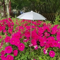 Gallickan Plant Shade Umbrella, Easy Installation Sun Protector, Garden Decor with Ground Stake, Outdoor Indoor Use, I