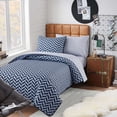 thumbnail image 4 of Campus Comforts by New Sega Home 2-Piece Reversible Quilt Set, Henry, Blue, Twin-XL, 4 of 8