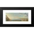 thumbnail image 2 of Giovanni Battista Lusieri 14x8 Black Modern Framed Museum Art Print Titled - A View of the Bay of Naples, Looking Southwest from the Pizzofalcone Towards Capo Di Posilippo (1791), 2 of 5