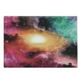 thumbnail image 1 of Zodiac Cutting Board, Colorful Astronomy Pictures of a Spiral Galaxy Stars Stardust and Cosmos, Decorative Tempered Glass Cutting and Serving Board, Large Size, Pink Orange Green, by Ambesonne, 1 of 1