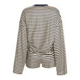 thumbnail image 5 of WAYUTE Short Sets Women 2 Piece Outfits Casual Long Sleeve Striped Shorts Sets with Drawstring for Srping Fall Comfortable Soft Outfit, 5 of 7