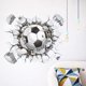 thumbnail image 3 of Vinilos decorativos 3D oso de fresa fútbol Póster deportivo, 3 of 5