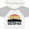 thumbnail image 4 of Inktastic Boston Massachusetts Skyline Sunset Boys or Girls Baby Bodysuit, 4 of 5