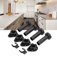 thumbnail image 4 of Cabinet Feet, Home Supplies Polygonal Base Design Four-hole Positioning Strong Carrying Capacity Cabinet Support Foot  For Wardrobe For Sofa, 4 of 8