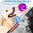 thumbnail image 3 of Pelotas para perros LECHONG, tamaño grande, 11,4 cm, goma con púas, paquete de 4 unidades, 3 of 7