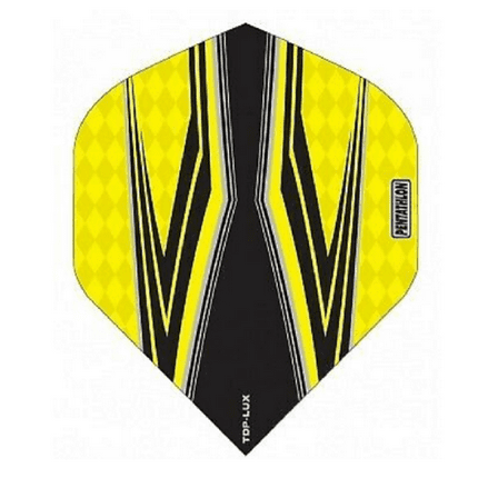 3 Sets (9 Flights) Pentathlon TDPLUX STANDARD Yellow Ex-Tough Dart Flights - 100 Micron - Style 2