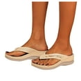 thumbnail image 3 of Sandales Femmes Talons pour Femmes Boucle Métallique Plage Femmes Été Talon en Pente Décontracté Sandales Femmes, 3 of 5