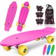thumbnail image 4 of MOVTOTOP - Kit de monopatín para niños completo, monopatín de descenso, longboard con equipo de protección para niños, niñas, niños, principiantes, rosa, 4 of 7