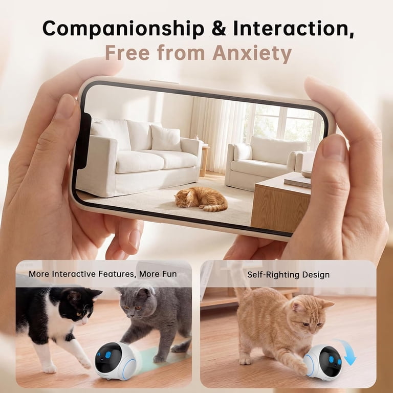 Soifcik Pet Camera Robot Movable Night Vision photo 6