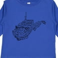thumbnail image 4 of Inktastic West Virginia State Word Salad Boys or Girls Long Sleeve Toddler T-Shirt, 4 of 5