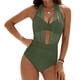 thumbnail image 1 of Trajes de baño para mujer, moda de primavera para mujer, conservador, color sólido, estilo falda, conjunto de traje de baño con abertura, trajes de baño para mujer, trajes de baño para mujer, traje de, 1 of 5
