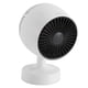 thumbnail image 4 of Calentador de ventilador portátil para uso en frío y calor, mini calentador de espacio con ángulo ajustable para escritorio de oficina en casa, 100-240V, enchufe blanco de EE. UU., 4 of 14
