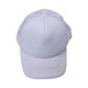 thumbnail image 2 of Gorra de béisbol transpirable de malla en blanco con visera curvada, gorra de béisbol ajustable (blanco), 2 of 3
