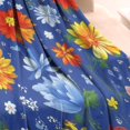 thumbnail image 3 of Pioneer Flower Floral Print Pattern Blanket,Comfortable Soft Flannel Throw Blanket,All Season,Warm Lightweight Blankets for Sofa Bed Couch Living Room Chair,30"x40", 3 of 4