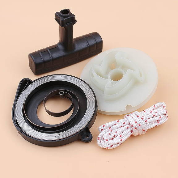 HAISHINE Recoil Starter Pulley Spring Handle Grip Rope Kit for Husqvarna 340 345 346XP 350 351 353 455 460 445 450 E Chainsaw