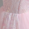thumbnail image 4 of Godderr Kids Girls Flower Girl Dress Ruffle Tulle Dress Toddler Wedding Pageant Ceremony Birthday Party Evening Prom Dresses Princess Dress for 4-30Y, 4 of 8