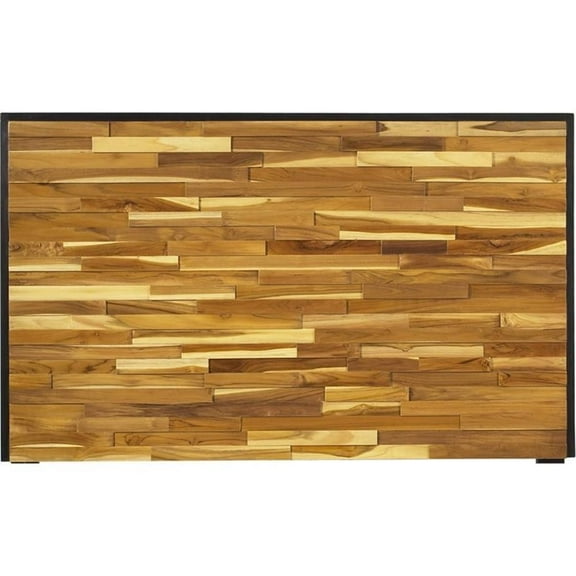 Padma's Plantation Wood Queen Headboard in Natural