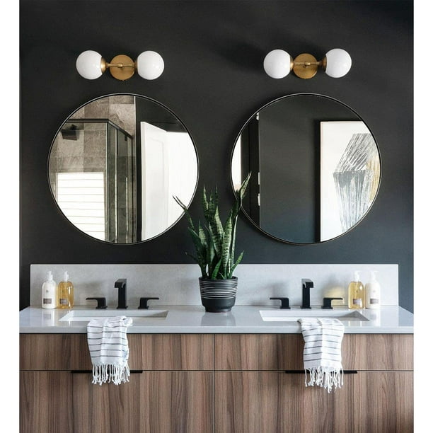 Miroir Mural décoratif d'art de Luxe, miroirs muraux décoratifs en Verre de  Salle de Bain Moderne, pour vanité de Chambre à Coucher, Salon, Salle de  Bain, décoration de la Maison de restaura 