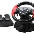 thumbnail image 2 of Volante de carreras para juegos, volante de carreras con pedales de piso Función de automático Volante de carreras con cable, volante de CUTICAT Rueda de carreras para juegos, 2 of 8