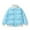 Sky Blue, variant on Men Color Blocked Thick Warm Bread Jacket Casual Loose Trendy Comfortable Business Foreign Trade Jacket