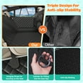 thumbnail image 4 of Dog Seat Cover-LAKWAR Non-slip Dog Car Hammocks with Seatbelt Dog Car Seat Cover Waterproof and Scratch-Resistant Dog Car Back Seat Protection, 4 of 9