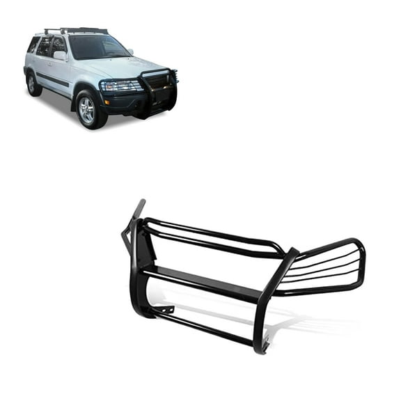 BLACK HORSE PG24001MA Black Grille Guard, 1 Pack Fits select: 1997-2001 HONDA CR-V