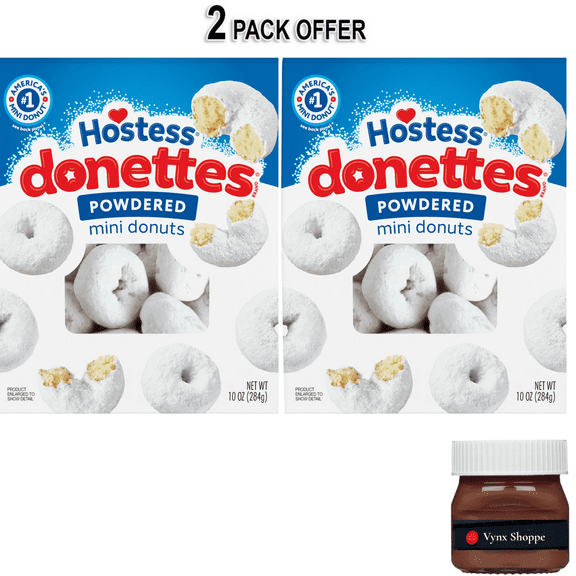Hostess Donettes, Powdered Mini Donuts, 10 oz Bag