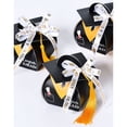 thumbnail image 5 of Cififendec Graduation Satin Ribbon, 354.35", Gold Foil Printed Congrats Grad Decorative Ribbon, Smooth Fabric Ribbon for Gift Wrapping, Bouquets & Party Crafts, 5 of 5