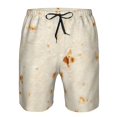 thumbnail image 3 of Pofeuu Pita Tortilla Prin Men's Swim Trunks Quick Dry Bathing Suit Swimming Board Shorts Mesh Lining Beach Swimwear-Small, 3 of 6