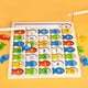 thumbnail image 1 of Juguete magnético de madera para juegos de pesca para niños pequeños, alfabeto, juegos de contar, rompecabezas con números y letras, aprendizaje preescolar ABC y matemáticas, 1 of 5