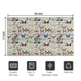 thumbnail image 5 of Butterfly Text Door Rugs,Washable Non Slip Door Mats Indoor,Decorative Door Mats,Entry Mat Indoor for Entrance,Bedroom,Kitchen,Bathroom,17"x30", 5 of 6