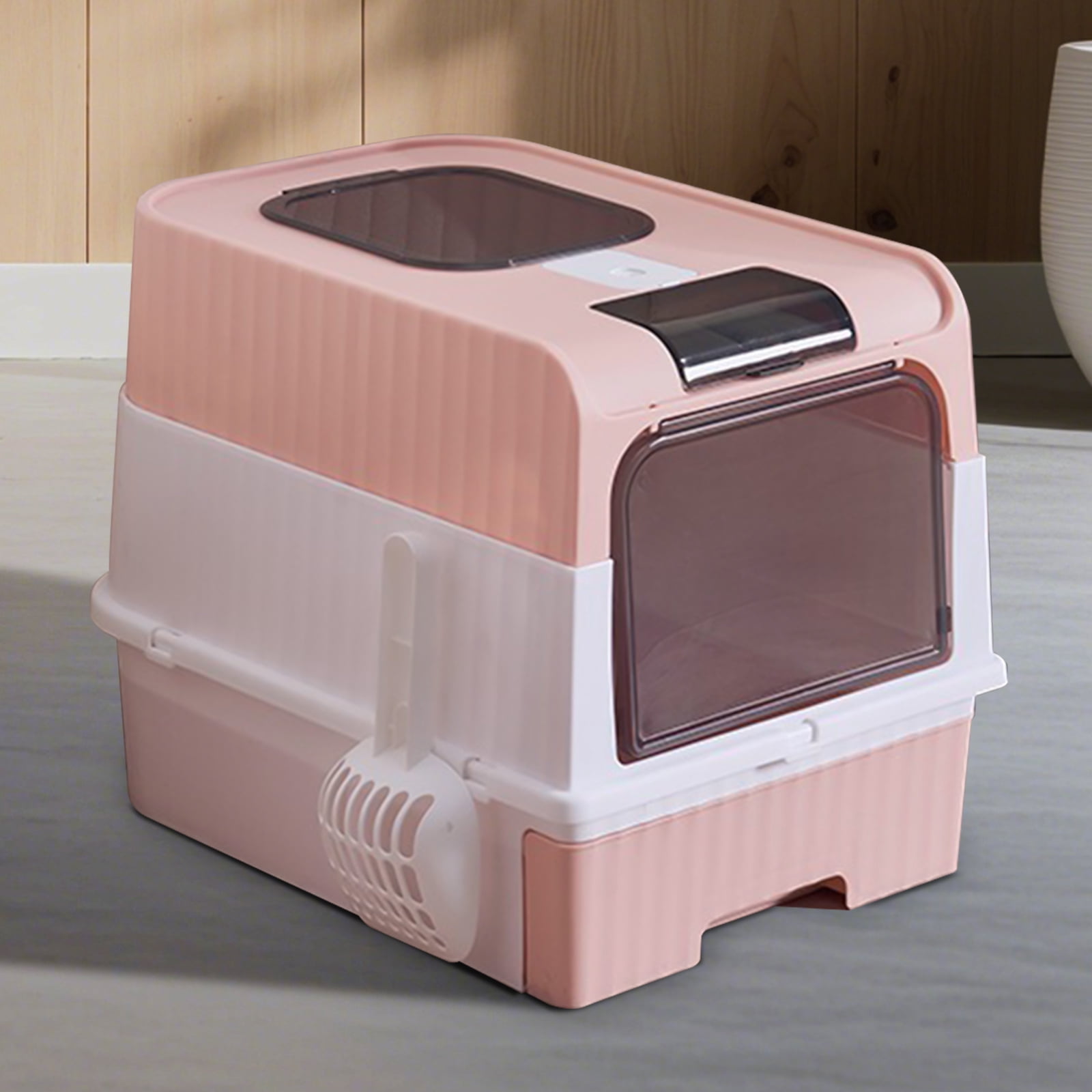 pinkMagic Cube Intelligent Cat litter Box - Free Hands, Enjoy Pure Life | Automatic Cleaning, Silent Design, Preferred for Multi Cat Families