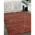 thumbnail image 3 of Ahgly Company Machine Washable Indoor Rectangle Industrial Modern Orange Area Rugs, 2' x 5', 3 of 7