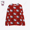thumbnail image 1 of Sudadera con estampado de Hello Kitty para mujer, ropa holgada de gran tamaño, sudaderas con capucha con estampado de dibujos animados, abrigo de otoño, 1 of 4