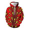 thumbnail image 3 of WILLBEST Sudaderas para Hombre, Estilo Africano, De Manga Larga, con Estampados, Cálidas, con Capucha, para El Sudor XXXGrande, 3 of 3